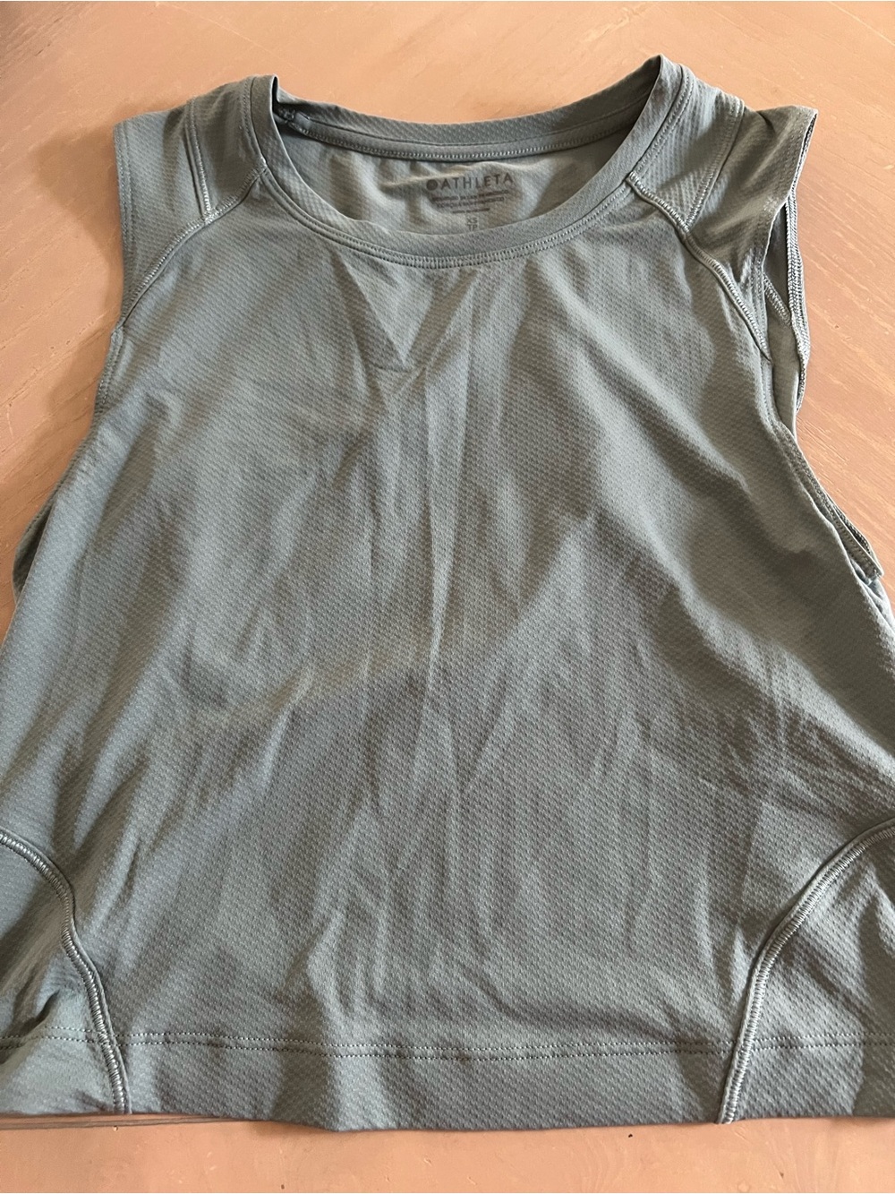 Athleta Sage Green Athletic Tank Top